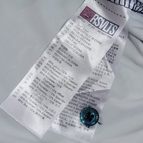 RSVLTS Jurassic Park All Day Golf Polo Men Size Large Clever Girl Aloha Dinosaur - Picture 16 of 16